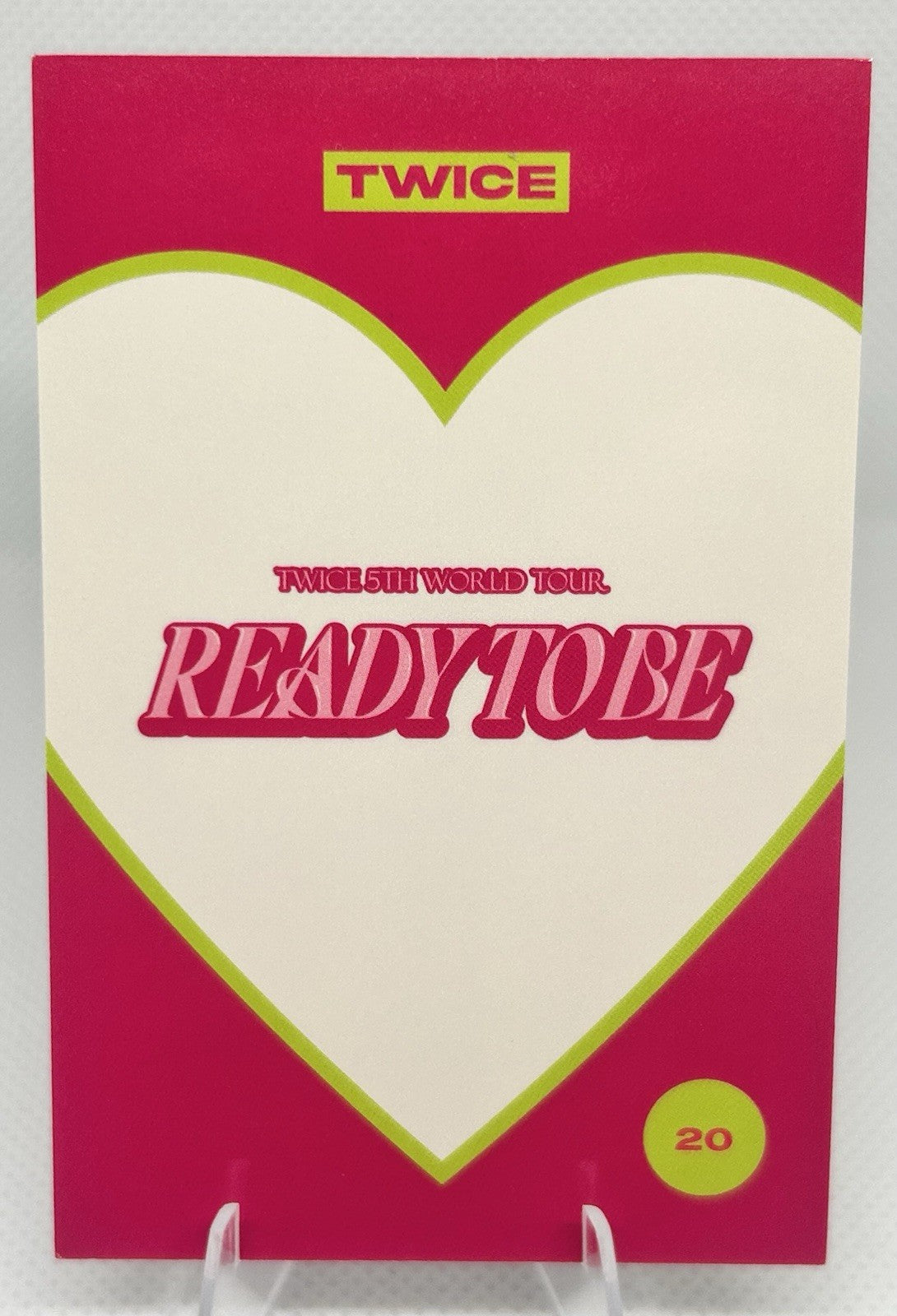 TWICE 5th World Tour READY TO BE Official Trading Card #20 JEONGYEON NM1