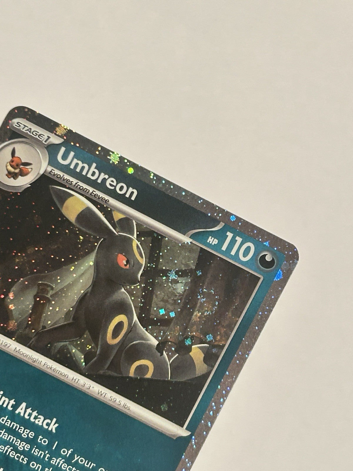 Pokemon Eevee Evolution Cosmos Holo Set SWIRLS Umbreon Sylveon NM3