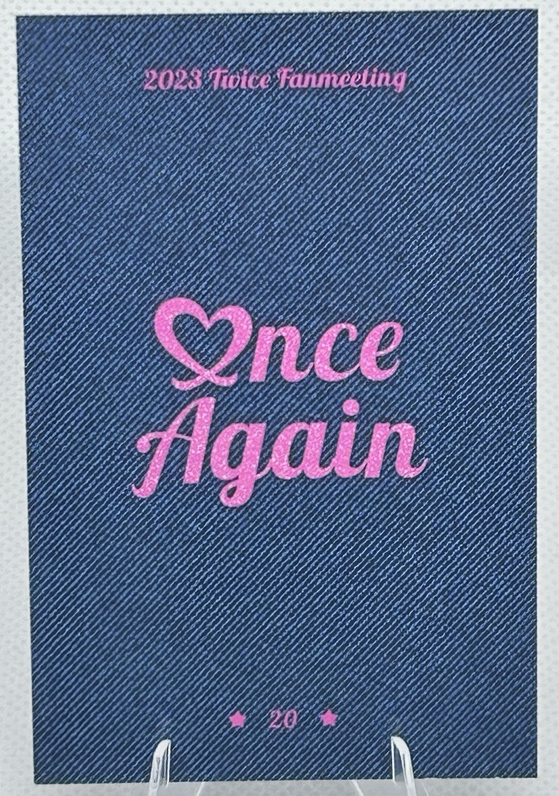 TWICE 2023 Fanmeeting ONCE AGAIN Official Trading Card #20 JEONGYEON NM1