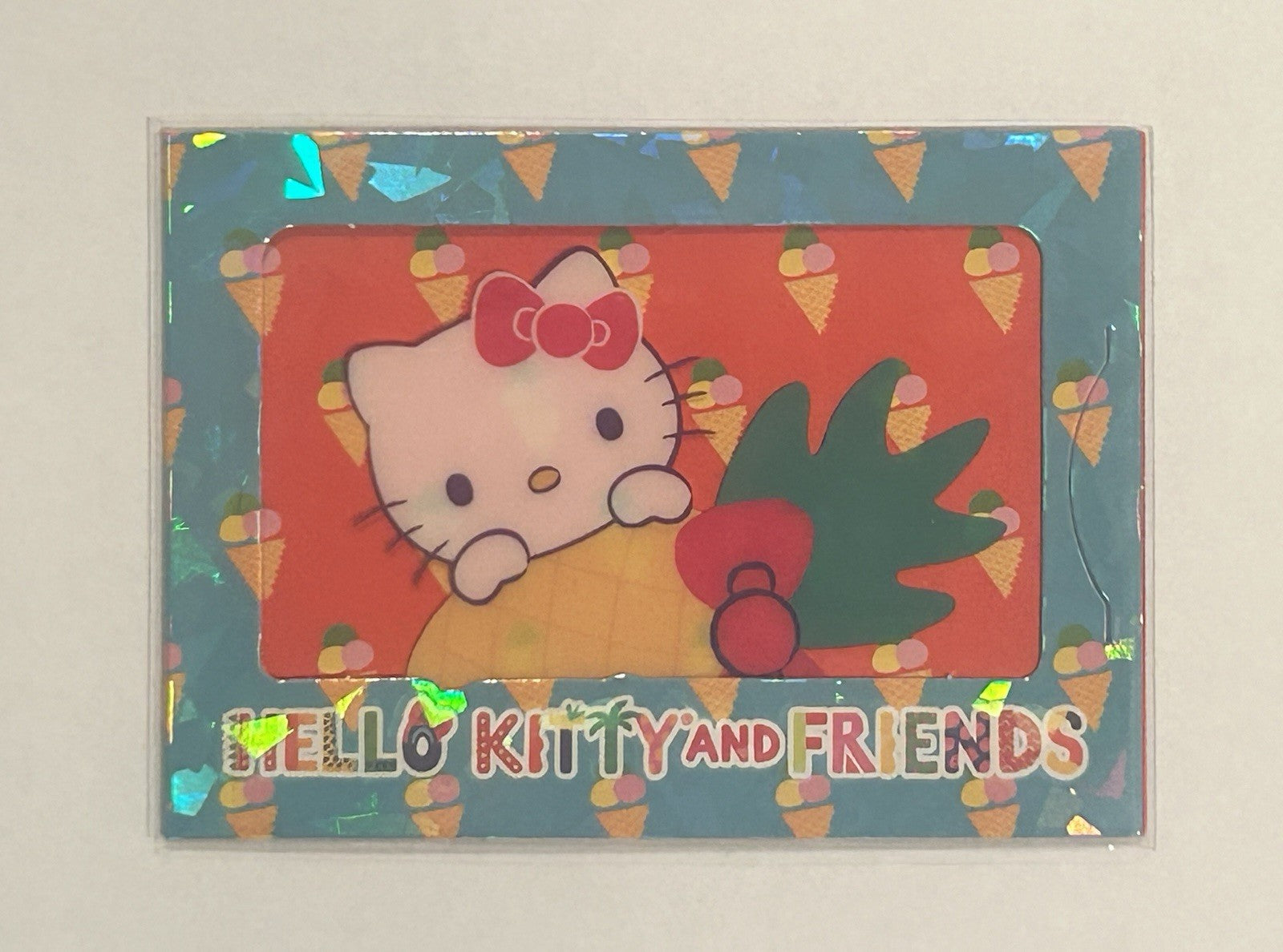 Cybercel Hello Kitty & Friends Series 4 – #13 Hello Kitty Icecream – Unscanned0