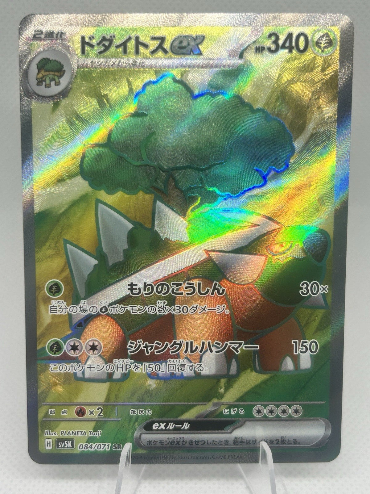 Pokemon Torterra ex 084/071 Wild Force SV5K Full Art Japanese NM0