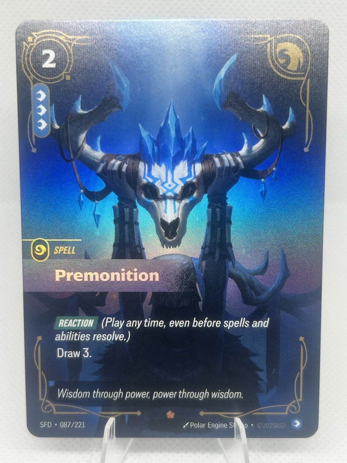 Riftbound League of Legends TCG Premonition 087/221 Foil Epic NM0
