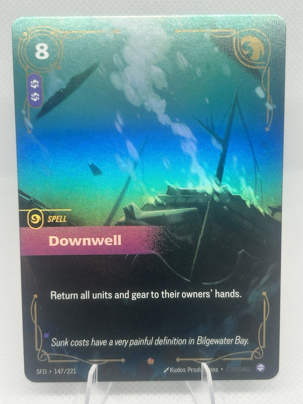 Riftbound League of Legends TCG Downwell 147/221 Foil Epic Spiritforged NM0