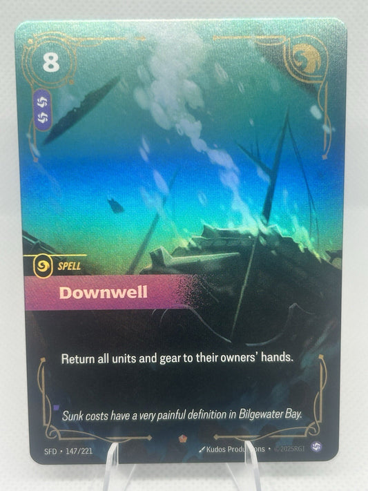 Riftbound League of Legends TCG Downwell 147/221 Foil Epic Spiritforged NM0