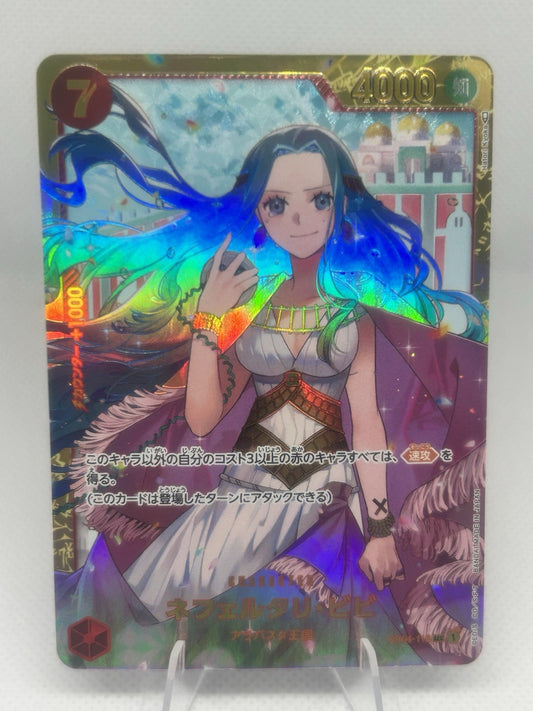 One Piece Japanese Nefertari Vivi OP04-118 SEC Kingdoms of Intrigue OP04 NM0