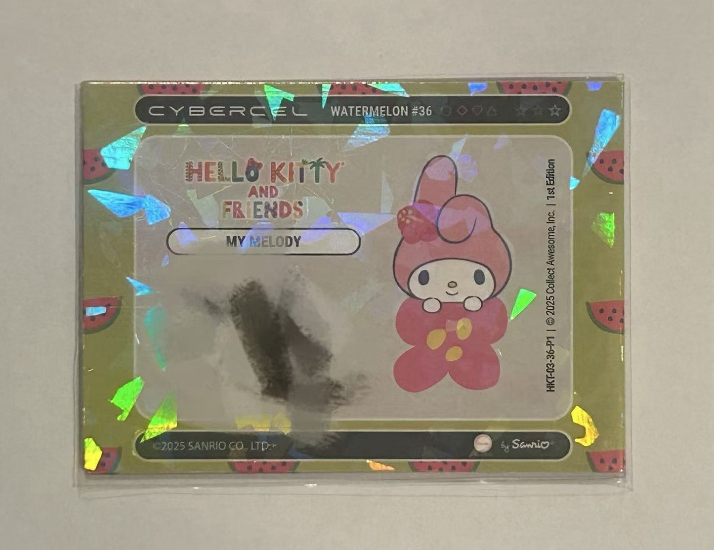 Cybercel Hello Kitty & Friends Series 4 – #36 My Melody Watermelon – Unscanned1