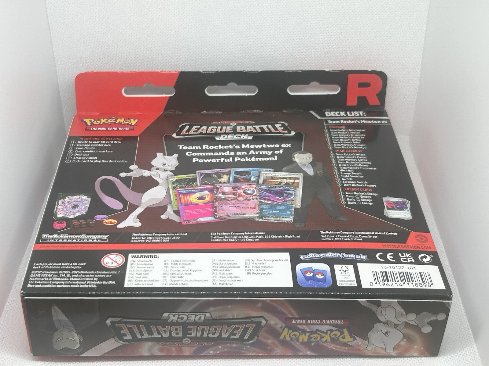 Pokemon TCG Team Rocket's Mewtwo ex League Battle Deck English (Box Damage)1