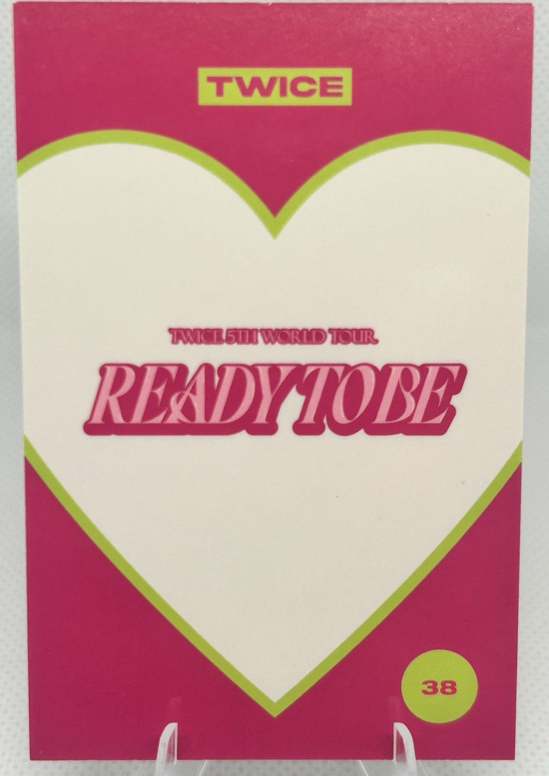 TWICE 5th World Tour READY TO BE Official Trading Card #38 JEONGYEON Camera MD1